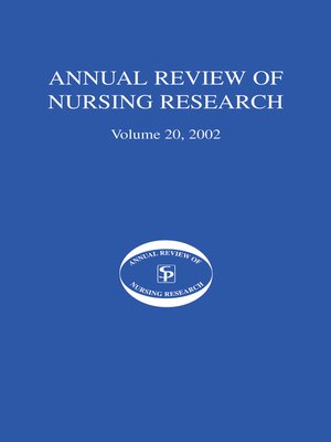 cover image of Annual Review of Nursing Research, Volume 20, 2002